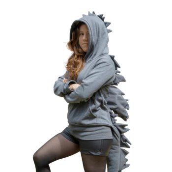 Atomic Monster Lizard Hoodie - Handmade