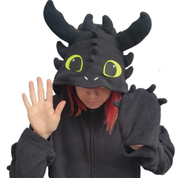 Midnight Dragon Kigurumi - Cozy Party Onesie