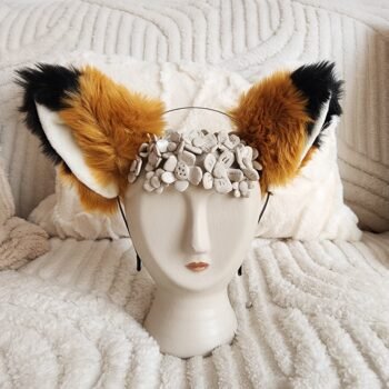 New Faux Fur Fox Ears Hair Hoops Party Cosplay